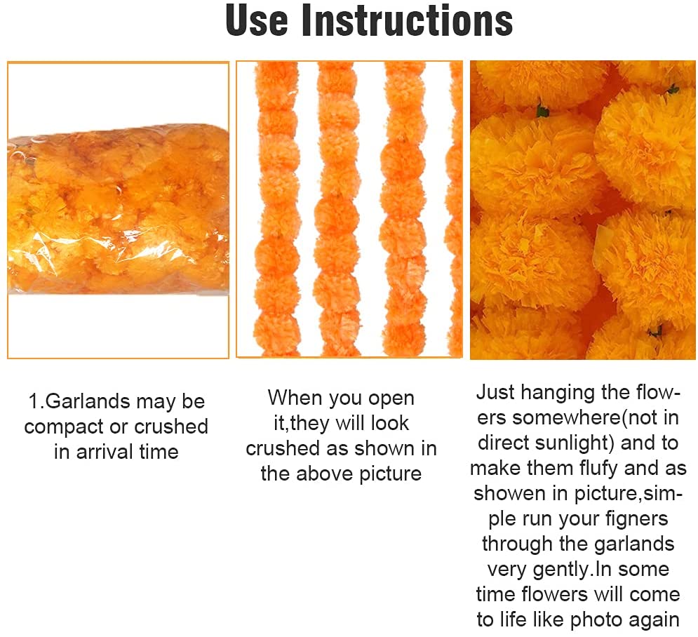 Artificial Marigold Flowers