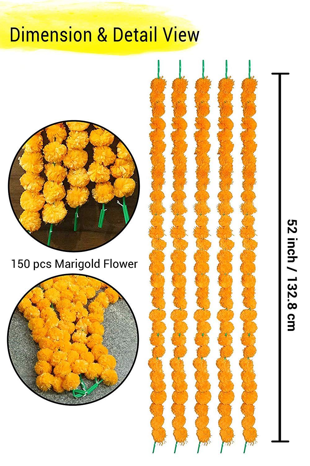 Artificial Marigold Flowers
