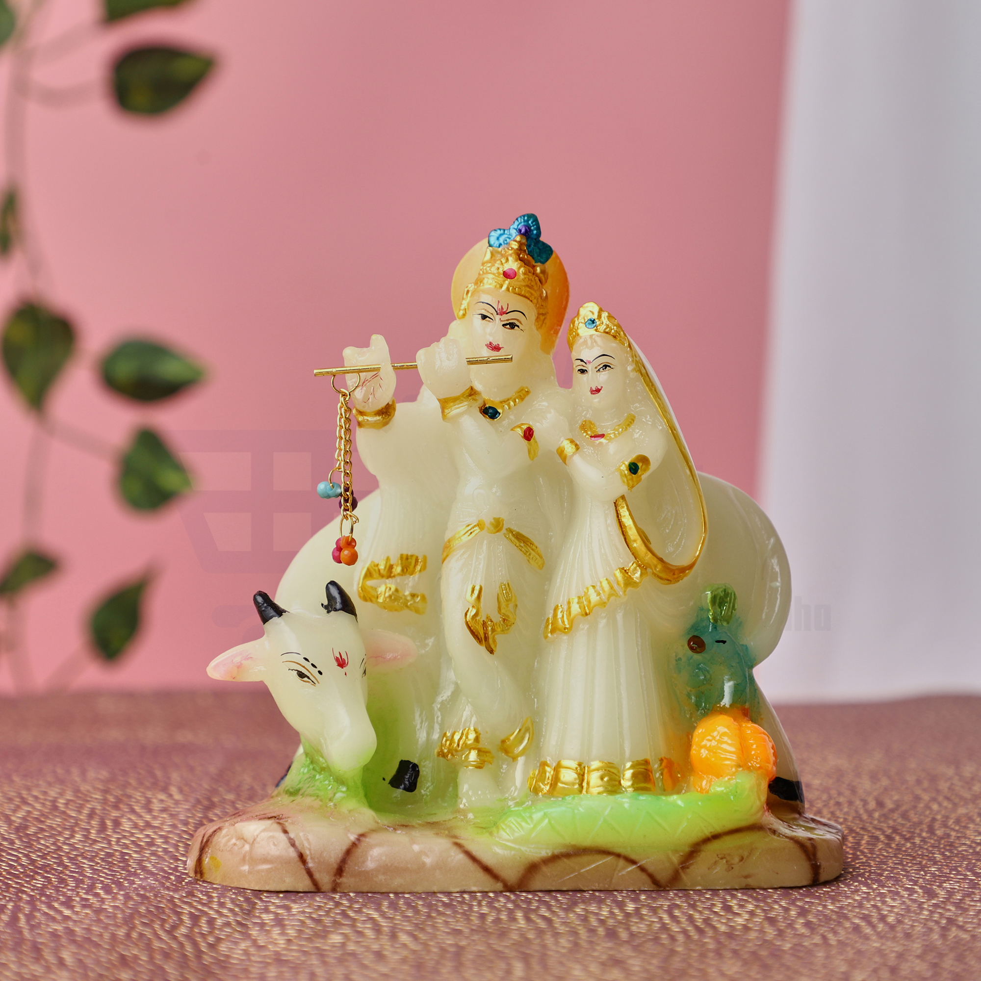 Radha Krishna Marble Idol